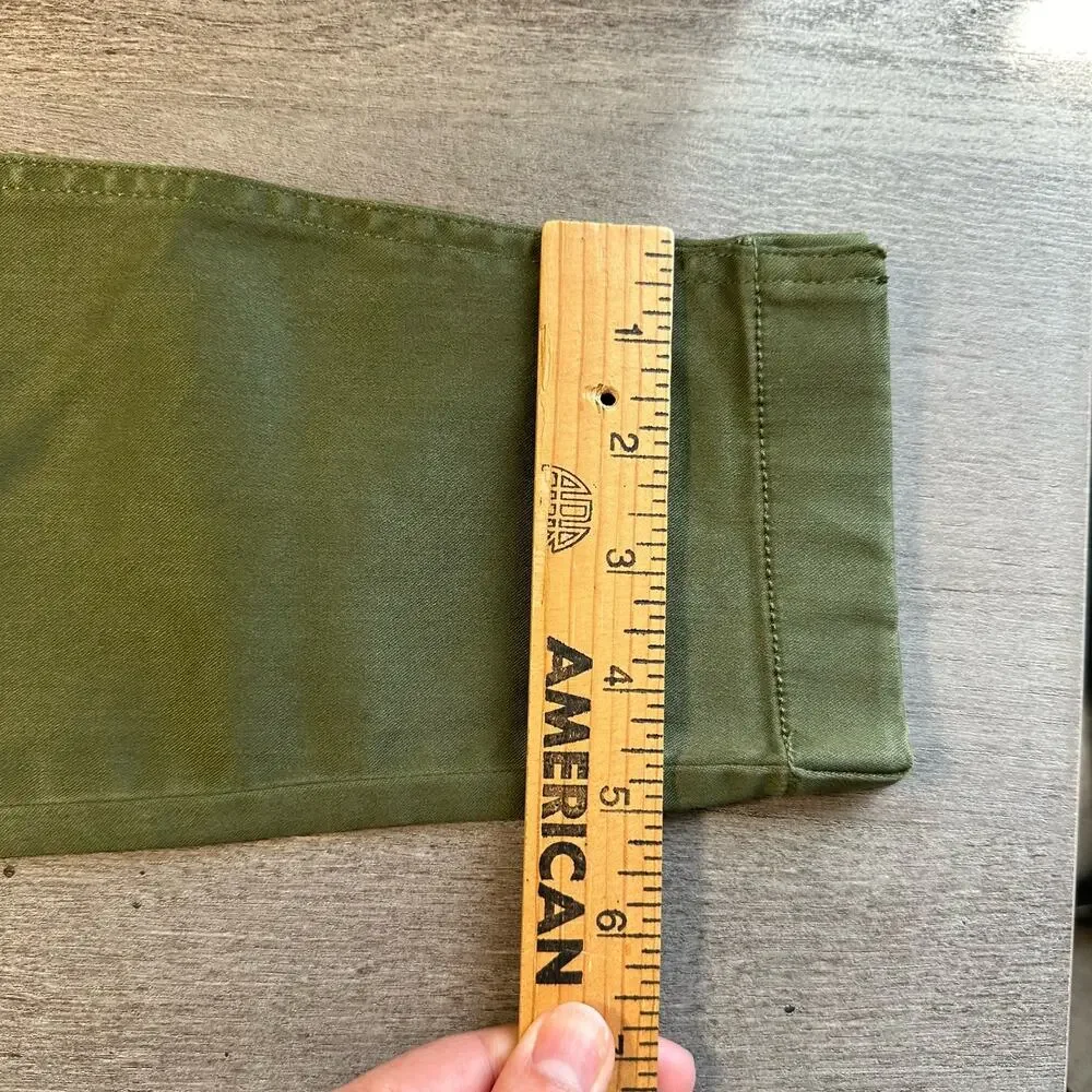 NWT J. Crew 9" Cargo Toothpick Pant Green 26 - Picture 15 of 16